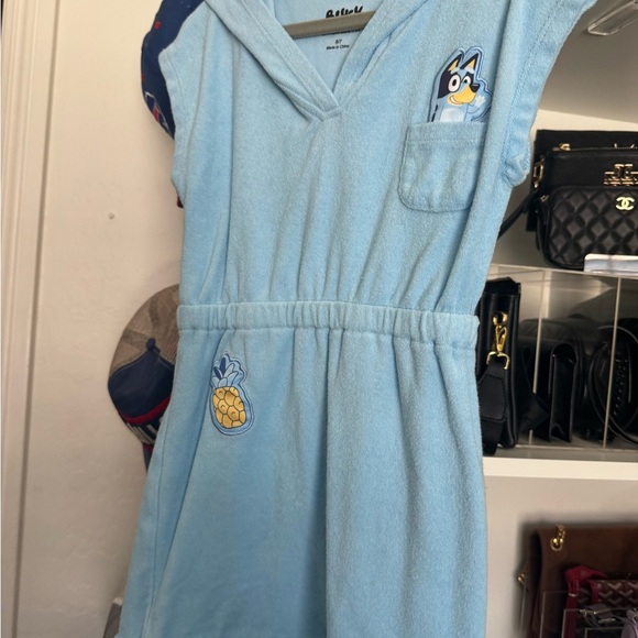 Bluey Hoooded Terry Cover Up - Picture 1 of 3